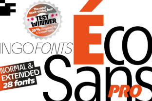 Éco Sans Pro Family: A Smart Typeface for Clear Campaigns